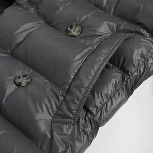 High Street's Best-seller Manteaux universitaires zippés imprimés avec logo personnalisé Blouson bombardier polaire en laine pour hommes grande taille pour hommes chauds - Product Image 4