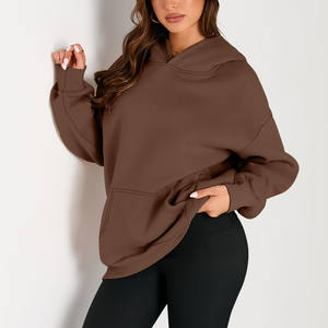 Casual Letters Print <b>Sweatshirt</b> Women's Fashion Fleece <b>Long</b> Sleeve Loose Streetwear Autumn Winter <b>Lady</b> Pullover Hoodies Knitted - Product Image 2