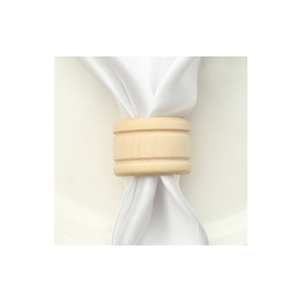 Rond de serviette en bois unique de haute qualité en gros ronds de serviette de table faits à la main pour la couleur naturelle du bois d'acacia - Product Image 1