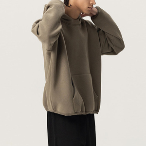 Sudadera con Capucha Extra Grande, 100% Algodón, Personalizada OEM, Unisex, Corte Holgado, Hombros Caídos, Forro Polar de Invierno, Ecológica - Product Image 6