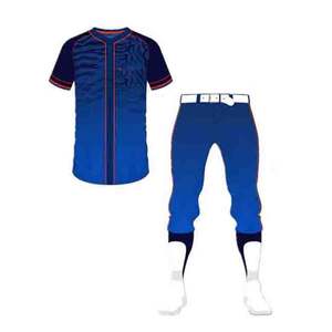 Conjunto de Uniforme de Béisbol al por Mayor, Jersey y Pantalones de Béisbol Personalizados para Equipo, Poliéster Resistente - Product Image 1
