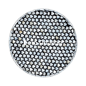 Table basse en bois moyenne en blanc avec un design minimaliste pour le salon, la salle à manger et l'hôtel-Wholesale Supply - Product Image 5