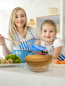 ชุดอบ airfryer ชุด220C กระดาษออฟเซ็ตแฟนซีทนความร้อนกันน้ำมันรุ่นนามบัตรที่ปลอดภัยสำหรับอาหาร66558ออกแบบโลโก้ได้ตามต้องการ - Product Image 3