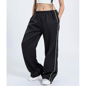 กางเกงขายาวขาตรงทรงหลวมสำหรับผู้ชายสำหรับกิจกรรมออกกำลังกายในฤดูใบไม้ผลิและฤดูใบไม้ร่วง - Product Image 3