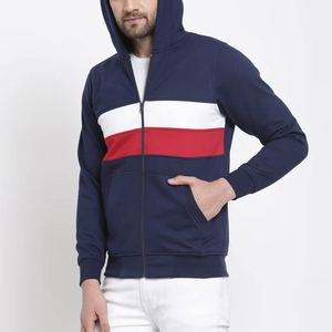 Sudaderas con Capucha Casuales de Alta Calidad para Hombre, con Cierre, Mangas Largas, Bolsillos, Color Sólido, Teñido Liso, Precios de Invierno, Básicas, Mezcla de Algodón - Product Image 3