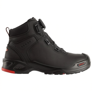 Zapatos de Seguridad Braxton, Botas de Seguridad de Cuero, Talla 40, Negro/Rojo, S3 SRC HRO EN20345 BAAK - Product Image 2