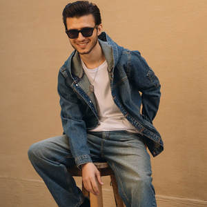 Chaqueta de mezclilla de invierno vintage informal para hombre con diseño personalizado Color sólido 100% algodón transpirable y secado rápido - Product Image 3