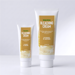 CREMA VEGANA - 8/9 niveles, PROBADA EN EL CUERO CABELLUDO, Crema Decolorante con Manzanilla, Bisabolol y Arginina Vegana, Hecho en Italia - Product Image 4