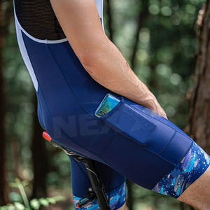 Pantalones cortos de ciclismo con Baberos de servicio OEM, diseño personalizado, recién llegados, pantalones cortos de ciclismo con Baberos - Product Image 4