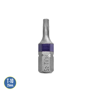 Set di Punte Torx T10 (2 Pezzi) in Acciaio S2 al Cromo Vanadio - Product Image 2