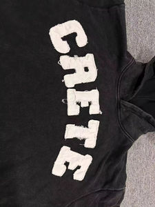 Survêtements à capuche pour homme personnalisés, lavage à l'acide, broderie usée, streetwear, polaire épaisse, survêtements à capuche sportifs - Product Image 3