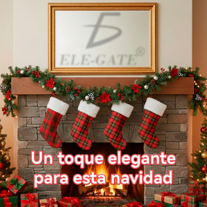 Guirnalda Navideña de Lujo de 2.7m con Follaje Artificial y Lazos Rojos para Puerta Principal, Bodas y Fiestas, Material de PVC y Tela - Product Image 6