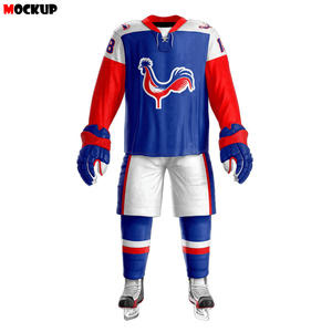 ชุดฮอกกี้น้ำแข็งสั่งทำพิเศษระดับมืออาชีพ เสื้อฮอกกี้แบบซับลิเมชั่นสำหรับทุกเพศ คุณภาพดีที่สุดสำหรับชุดกีฬา - Product Image 2