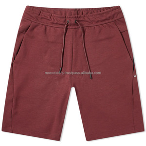 Short décontracté d'été pour hommes, confortable, respirant, en maille, motif solide, prêt pour l'aventure, vêtements à la mode, fermeture à cordon - Product Image 1
