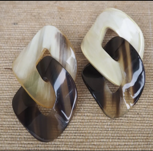 Último diseño Buffalo Horn Earing Mujeres Nueva joyería de moda Earing para compradores a granel de La India por glowin fashion - Product Image 4