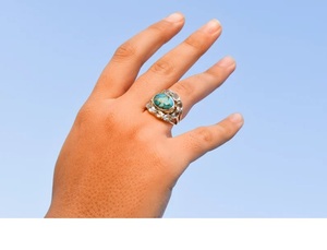 แหวนพลอยหลายชิ้นขนาดใหญ่สำหรับผู้หญิงทำด้วยมือ925เงินแท้แหวนดีไซเนอร์ทันสมัยเครื่องประดับวันหยุดตัวหนา - Product Image 4