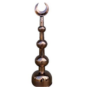 Minarets en laiton faits à la main de haute qualité artisanat arabe de Style religieux avec belle décoration en métal fini polonais - Product Image 6