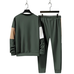 Vêtements de sport décontractés pour hommes sur mesure, imprimés en 3D personnalisés, pantalons de survêtement à manches longues, unis, pour les saisons printemps, automne et hiver - Product Image 5