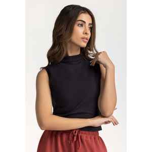 Top Casual sin Mangas de Punto Liso con Diseño Estampado de Longitud Corta WM-KTP-WS24-023 para la Temporada de Primavera - Product Image 3