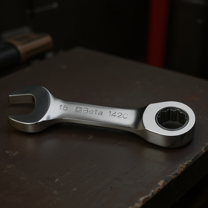 Llaves Combinadas de Trinquete Cromadas con Extremo Abierto y Extremo Anillado - Product Image 3