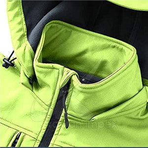 Chaqueta Softshell cómoda de moda para hombres Chaqueta Softshell de nylon de poliéster para hombres para adultos - Product Image 5