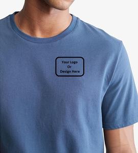 เสื้อยืดคอกลมแขนสั้นสำหรับผู้ชายทรงสลิมฟิตพร้อมโลโก้ - Product Image 5