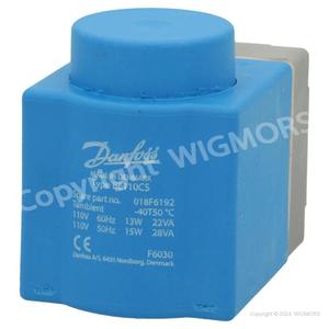 Bobina de solenoide Danfoss, BE110CS, caja de terminales, tensión de alimentación [V] AC: 110, paquete múltiple, 018F6730 - Product Image 1
