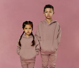 High Quality Casual Kids Winter Two Piece Solid Color Breathable Lightweight Polyester Cotton <b>Track</b> <b>Suit</b> - Product Image 4