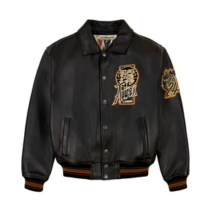 Chaqueta de Cuero Profesional de Alta Calidad a Precio de Mayoreo para Hombre, Chaquetas de Cuero Avirex Duraderas y Ajustables - Product Image 1