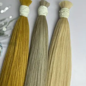 High Quality Bundles Variety Color Straight Bulk Hair 100% Human Hair Extension From Vietnam
