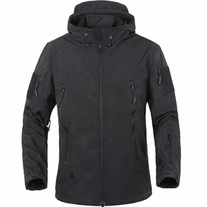 Chaqueta Softshell Ligera para Hombre, Impermeable, con Capucha, Estilo Casual de Invierno, Logotipo Frontal OEM - Product Image 6