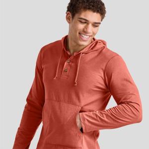 Sudadera con Capucha para Hombre, Nueva, Personalizada, 100% Algodón, Estilo Informal, Ecológica, de Manga Corta, Holgada, Color Sólido, para Otoño - Product Image 1