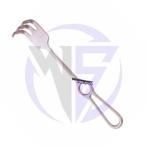 Retractor Manual Billroth de 25 cm, Instrumento Quirúrgico de Acero Inoxidable de Grado Quirúrgico, Hoja de 35x40 mm, Proveedor Wenquar - Product Image 3