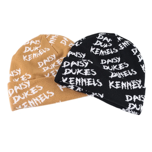Gorro de invierno Jacquard con letras personalizadas, gorro de punto acrílico con puños para viajes al aire libre, uso diario - Product Image 1