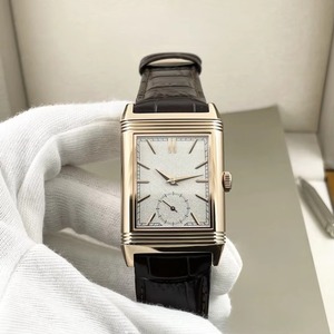 Reloj de Colección Formal para Hombre, con Caja de Oro Rosa de 18K y Placa Azul, Segundero Pequeño, Doble Bisel Abatible - Product Image 1
