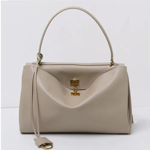 Genuine Leather Lady Fashion <b>Tote</b> <b>Bag</b> Water Resistant <b>Extra</b> <b>Large</b> Travel <b>Bag</b> Soft Shoulder Handbag with Zipper Closure - Product Image 5