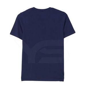 Tshirt en coton décontracté pour homme-Motif solide avec méthode de tissage non tissé 180 grammes Tissu en jersey teint uni - Product Image 2