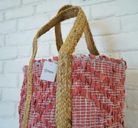 Sac fourre-tout Tyntra pour femme, style bohème, en cuir tressé et jute, à bandoulière croisée, capacité 3L+, sac à bandoulière écologique pour l'été, pour usage quotidien