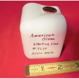 Ligne de départ Blanc V Cap Coin Céramique Garniture Carrelage 1 Pc. Catégorie de produit Tuiles Bordure de comptoir AO - Product Image 1