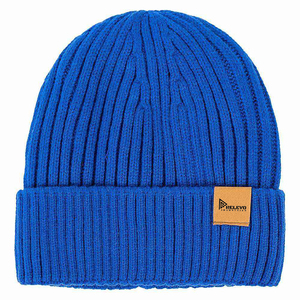 Gorros de Punto Acrílicos de Color Sólido para Unisex, Otoño Invierno, Cálidos para Exteriores, Bordado 3D, Venta al Por Mayor, 180Gsm, Alta Calidad - Product Image 4