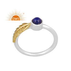 Anillo apilable de piedras preciosas de lapislázuli Natural de plata de ley fina superventas, joyería personalizada para mujer, regalo para ella - Product Image 1