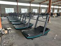 Tapis de course manuel BN à intensité élevée et courbé pour salle de sport, studio de fitness fonctionnel et usage commercial