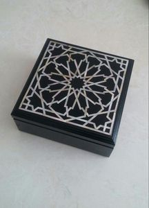 UNIQUE HOME BOX Pafu Ramadan Addition Box Mubarak Home Decor Islamic Gift Eid Decoration Eid Sign Eid <b>Wooden</b> <b>Crate</b> Gift Boxes - Product Image 3