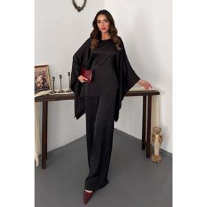 Black <b>Cape</b> Suit - Black - Product Image 1