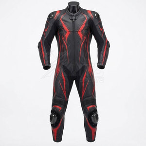 Proveedor de Fábrica, Traje de Cuero para Motociclismo de Talla Grande Personalizado, Equipamiento Profesional para Motociclistas para Eventos en Pista - Product Image 4