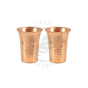 Vaso de Cobre Martillado Clásico de la Mejor Calidad - Taza Duradera para Bebidas de Boda, Agua, Bebidas Frías y Cerveza - Product Image 2