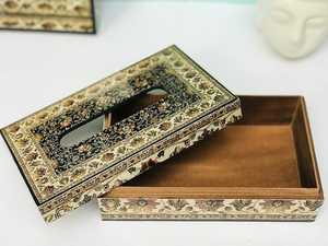 Exquisite Bone Inlay <b>Tissue</b> Box Handcrafted Decorative <b>Tissue</b> Holder Stylish Bone Inlay Design, Exquisite <b>Tissue</b> Holder, - Product Image 3