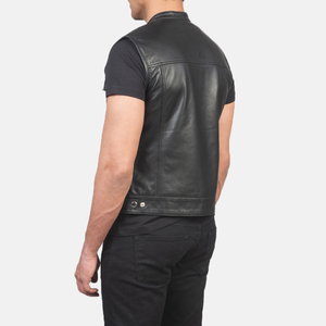 Meilleures ventes pour les hommes adultes Gilet en cuir véritable dans un nouveau style de gilet en cuir de mode de haute qualité - Product Image 3