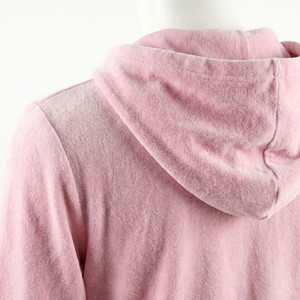 Sweat à capuche en polaire rose style rétro des années 2000 pour femmes, veste zippée avec strass papillon, mode Harajuku Gyaru, broderie 3D respirante - Product Image 6