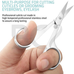 Tijeras para Cutículas de Calidad Profesional con Puntas Finas y Afiladas, Tijeras de Manicura de Acero Inoxidable Premium para un Recorte Limpio y Preciso - Product Image 5